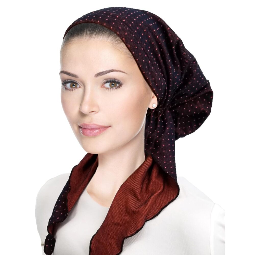 4970 Pretied Head Scarf Lightweight Pretied Bandana Tichel Head Scarves